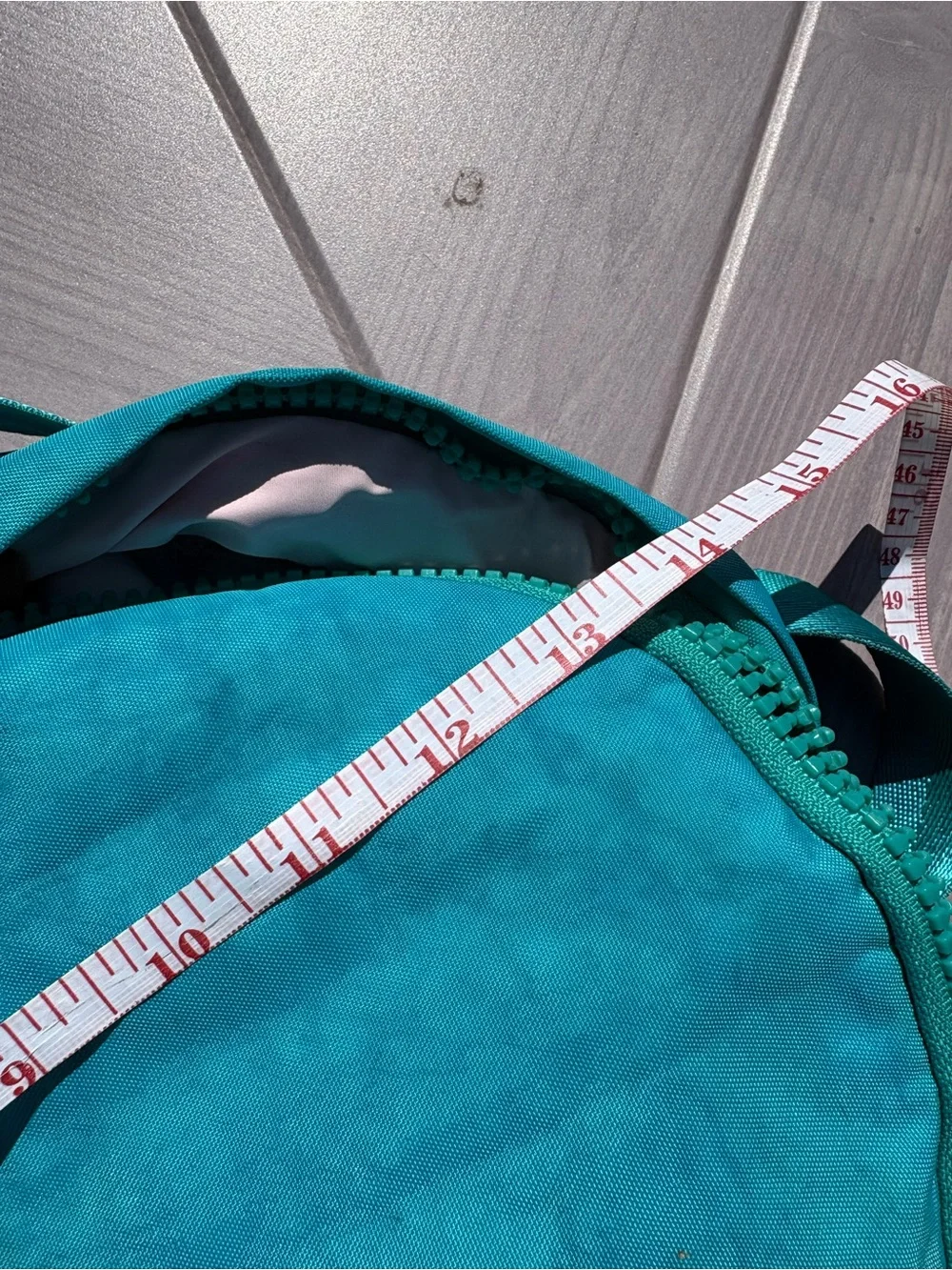 lola Teal Small Canvas Backpack